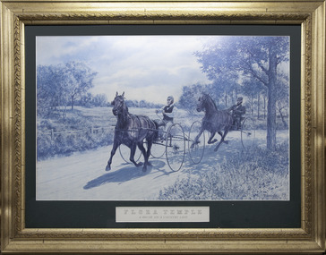 Print - Framed print, Tom Beecham (1926-2000), Flora Temple, A Brush on a Country Lane