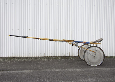 Vehicle - Race sulky, Pinevale Stud's Royal Speed race sulky, c. 1950