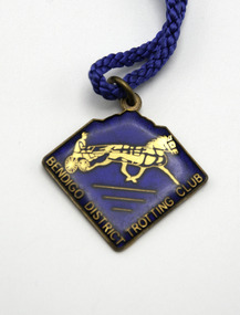 Badge - Membership, Bendigo District Trotting Club, Season 1980/81
