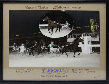 Photograph - Framed photo finish, Lynmont, 16 November 1968