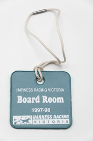 Badge - Membership, Harness Racing Victoria, Season 1997/98