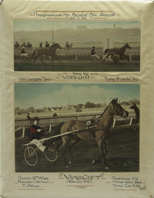 Photograph - Mounted photo finish, Akers & Co, Vin's Gift, 25 July 1942
