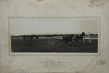 Photograph - Mounted photo finish, A Copley, Thelma Alto, 11 January 1926