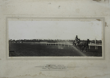 Photograph - Mounted photo finish, A Copley, Thelma Alto, 18 October 1923