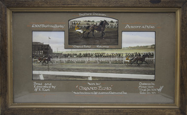 Photograph - Wooden framed photo finish, Akers & Co, Grand Echo, 4 March 1940