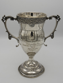 Memorabilia - Silver trophy, Stylish Vin, 1935 Bendigo Show, United Distillers Vickers Gin Cup