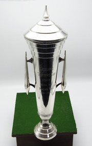 Memorabilia - Silver trophy, Maori Miss, 1966 Geelong Trotters Cup