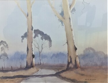 painting, Ken Burke, Mt Cole by Ken Burke, 2001