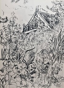 painting, Mary Newsome, Belmont by Mary Newsome, 1990