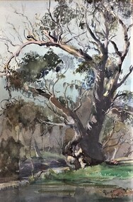 painting, Storm Tossed, Twisted and Torn by Maude Glover Fleay, 1934