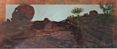 painting, Marbles in Shadow by Philip Adams, 2001