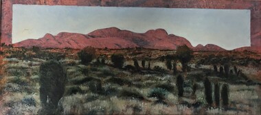 painting, Philip Adams, Kata Tjuta in Morning Light by Philip Adams, 2001