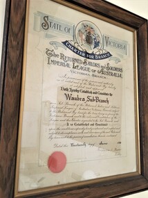Constitution, Waubra Sub-Branch of the Victorian Returned Sailors and Soldiers Imperial League of Australia