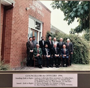 Photograph, Shire of Lexton Councillors and Officers