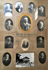 Photo montage, Shire of Lexton Councillors, c1914