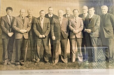 Photograph, Shire of Lexton Councillors, 1980
