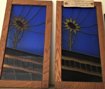 stained galss panels, Untitled, c1991
