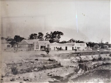 photograph, Untitled (Main thoroughfare through the township of Lexton ), c1880s