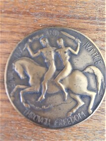 Commemorative Plaque, Centenerary of Government of Victoria and Centenary of Discovery of Gold, 1951