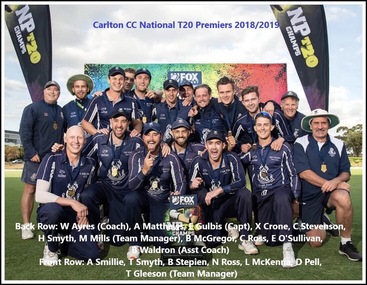 T20 Premiers, National T20 Premiers 2018/2019
