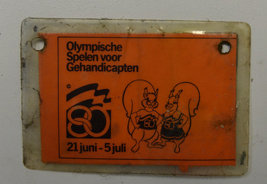 ID card, Kevin Coombs photo ID, 1980 Paraympic Games in Arnhem, The Netherlands, 1980