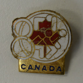 Lapel pin, Lapel pin from unidentified Canadian disabled sports organisation