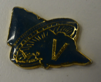 Lapel pin, Victorian wheelchair sport lapel pin