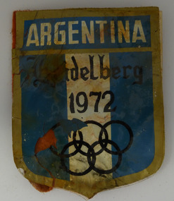 Patch, Argentina patch, Heidelberg 1972