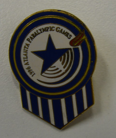 Lapel pin, Lapel pin from 1996 Atlanta Paralympic Games