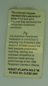 Pin exegesis, Atlanta Paralympics pin exegesis