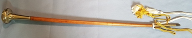 Baton used by Linton Brass Band leader.