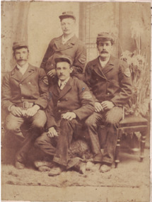 Four members of Linton Fire Brigade.