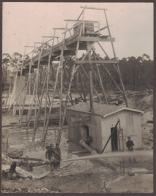 Dredge used for mining gold.