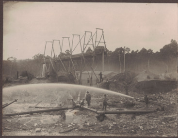 Dredge used for mining gold.