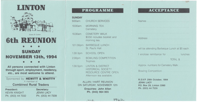 Green card reunion programme.