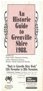 Map of Grenville Shire, 1988