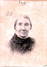 Photograph, Mrs Cochrane (probably Catherine Cochrane)