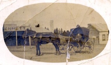 Photograph, George Bennett, butcher, 1929