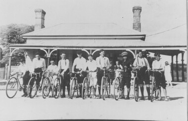 Photograph, Boys Bicycle Race, 1929, Original photograph 1929