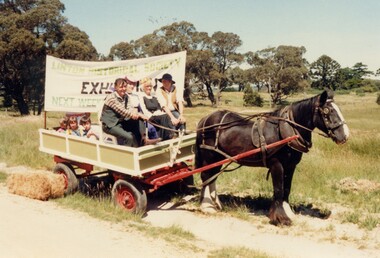 Horse and cart.