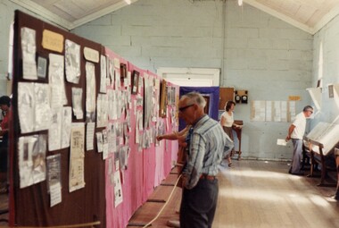 People at an exhibition.