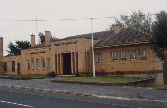 Brick building.