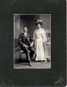 Photograph, Richards and Co  Ballarat, Wedding photograph - Ethel Bersey and James Wishart