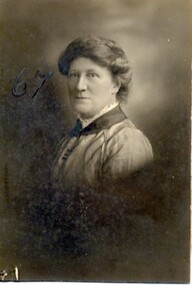 Photograph, Miss Helen Milne, Linton school teacher