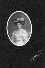 Photograph, Richards and Co, Ballarat, Ethel Bersey - wedding photograph