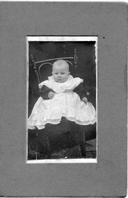 Photograph, Corrie Wishart as a baby