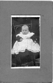 Photograph, Corrie Wishart as a baby