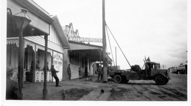 Photograph, Taylors Super Snaps Ballarat, Electricity to Linton, 1939, 1939