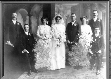 Photograph, Mary Hogan and William Stokie, wedding photograph, 1912