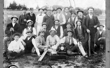 Photograph, Linton cricket team, c.1895-1900